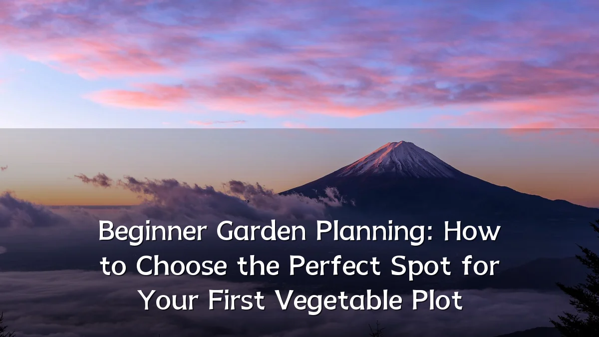 Beginner Garden Planning: How to Choose the Perfect Spot for Your First Vegetable Plot